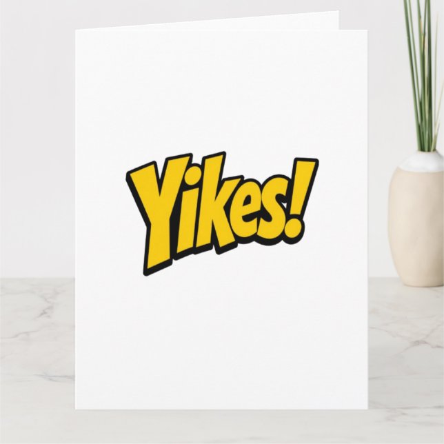 Funny Word Art Card (Front)