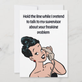 Funny Work Anniversary Card with Envelope - Adult