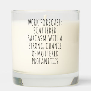 Funny Work bestie / Office Coworker Email Scented Candle