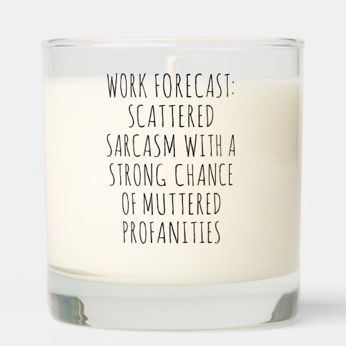 Funny Work bestie  Office Coworker Email Scented Candle