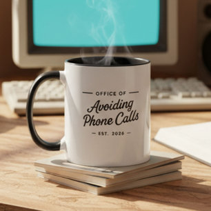 Funny Work From Home Office Humor Mug