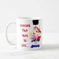 Funny Working From Home With Kids Mum Mug