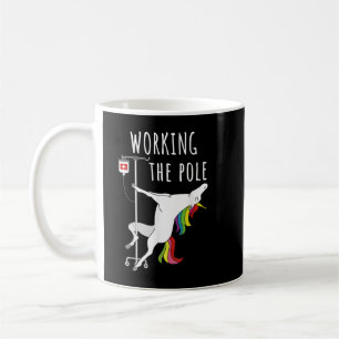 Funny Working The IV pole ER Nurse Emergency Room Coffee Mug