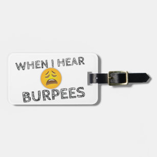 Funny Workout Gym Humor Luggage Tag