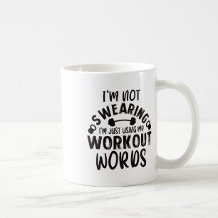 Funny Workout Gym Quote Weightlifting Exercise Bod Coffee Mug