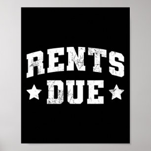 Funny Workout Rents Due Gym Weight Lifting Bodybui Poster
