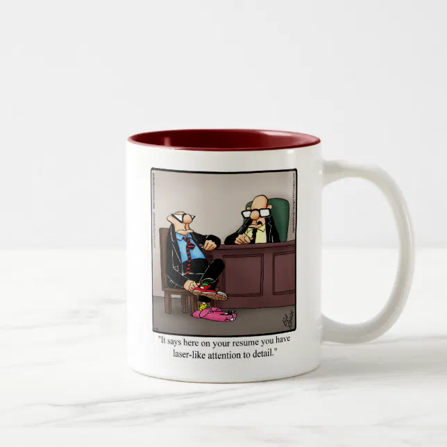 Funny Workplace Attention To Detail Humor Mug | Zazzle