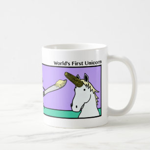 Funny World's First Unicorn Stickman Mug - 095