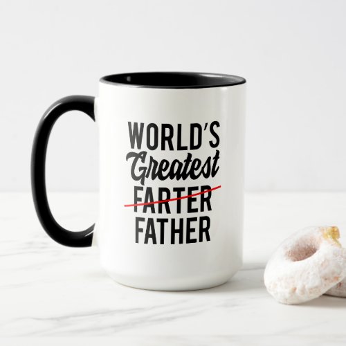 Funny Worlds greatest farter Father Mug
