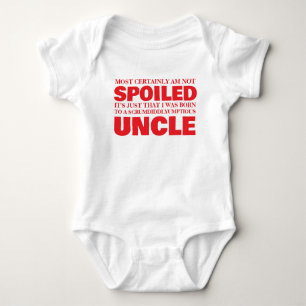 funny world's greatest uncle baby bodysuit