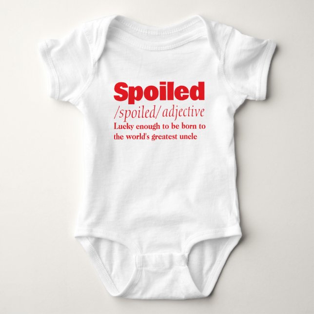 funny world's greatest uncle baby bodysuit (Front)