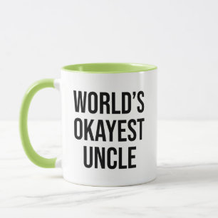 Funny Worlds Okayest Uncle Mug