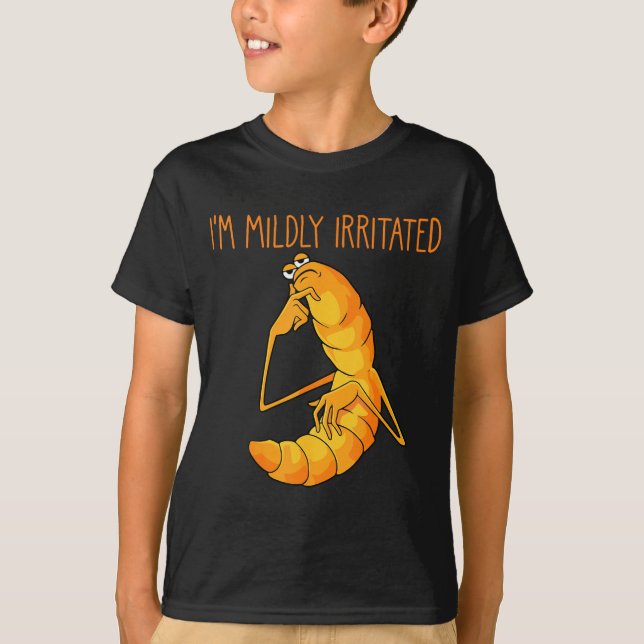 Funny Worm Meme I'm Mildly Irritated Marcus Mens W T-Shirt (Front)