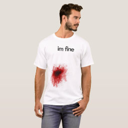 Funny Wounded T-Shirt | Zazzle