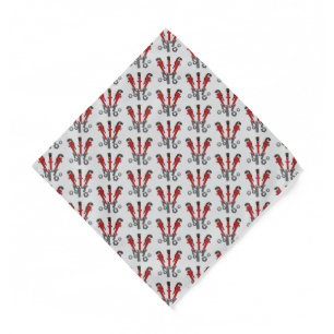 Funny wrench monster tools humour cartoon  bandana
