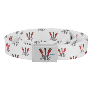 Funny wrench monster tools humour cartoon belt