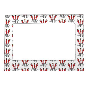 Funny wrench monster tools humour cartoon  magnetic frame
