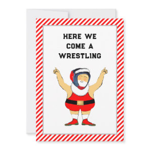 Funny Wrestling Christmas Cards