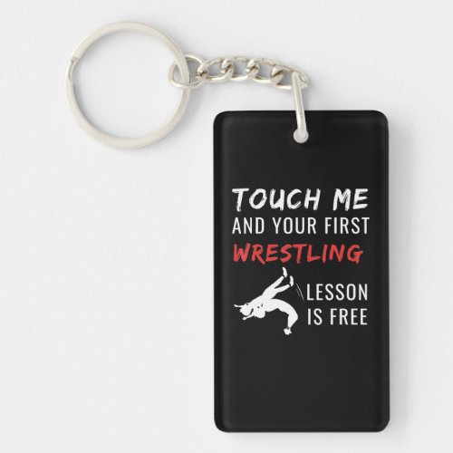 Funny Wrestling Coach Sports Wrestling Lover Gift Keychain