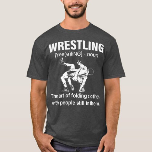 Funny Wrestling Definition  Wrestling sport T_Shirt