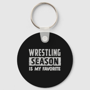 Funny Wrestling is Favorite Season Wrestler Keychain