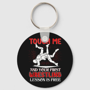 Funny Wrestling Wrestling Coach Sports Gifts Tank Keychain