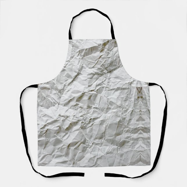 Funny wrinkled paper apron (Front)