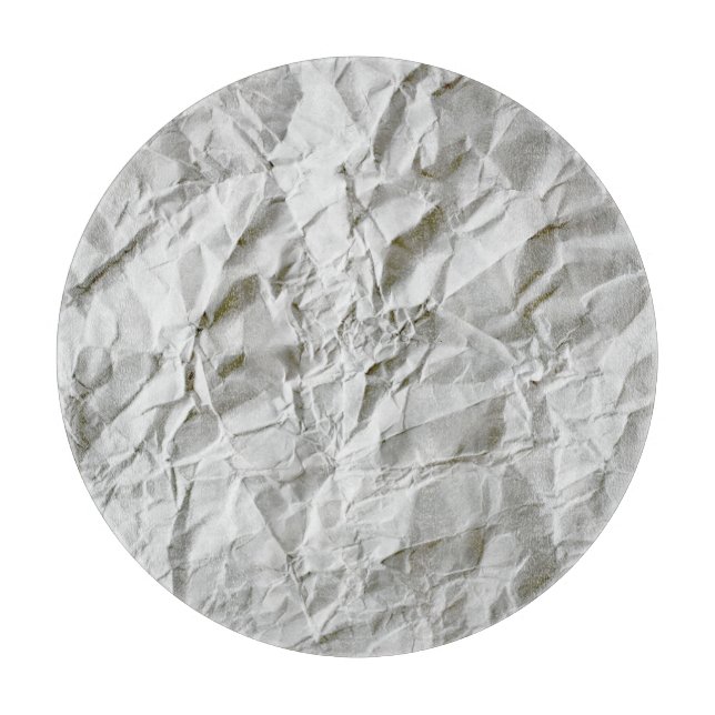 Funny wrinkled paper cutting board (Front)