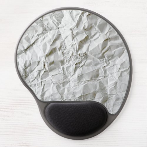Funny wrinkled paper gel mouse pad
