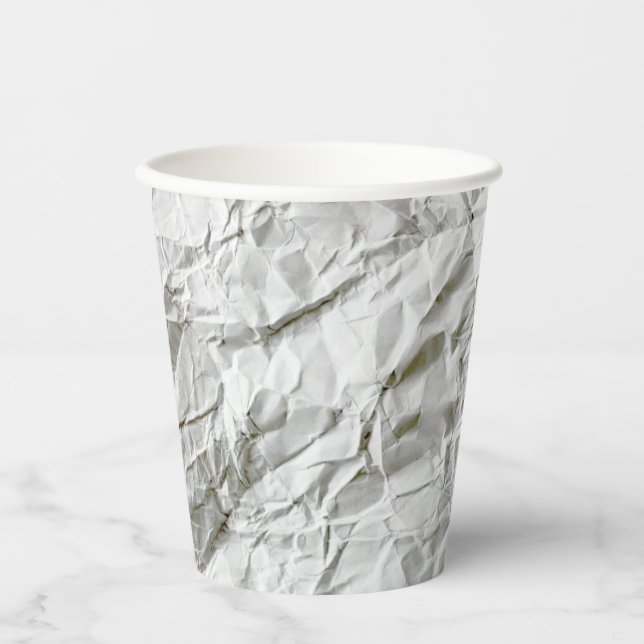 Funny wrinkled paper paper cups (Front)