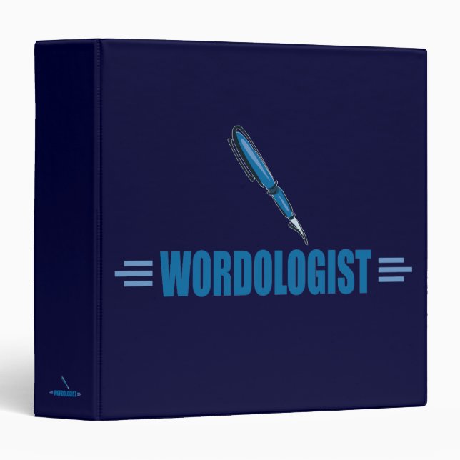 Funny Writer's 3 Ring Binder (Front/Spine)
