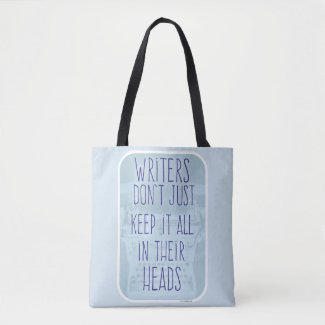 Funny Writers Authors Do It Head Slogan