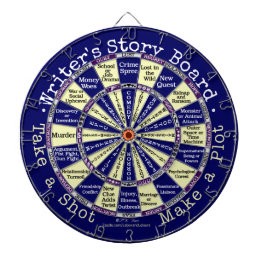 Funny Writers Authors Story Board Novelty Dart Board