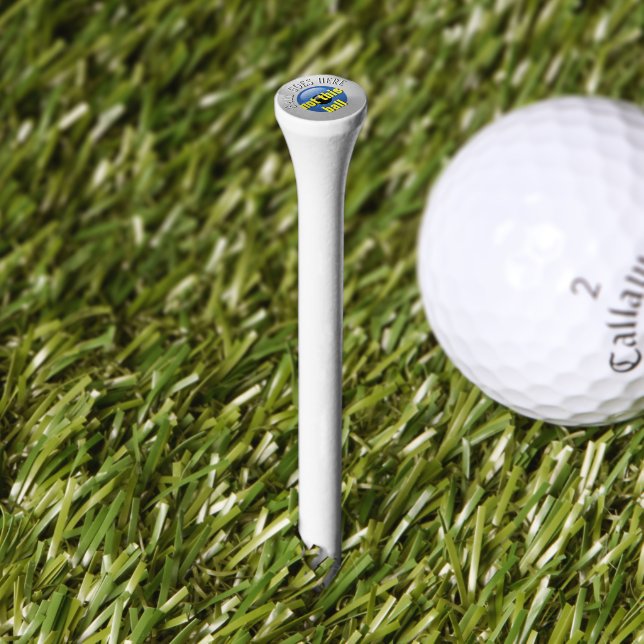 Funny Wrong Ball Eyeball Golf Tees (Grass)