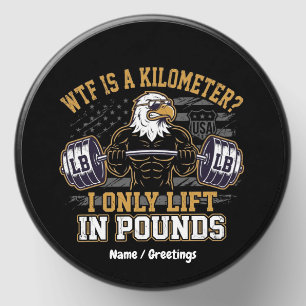 Funny WTF Is A Kilometer I Only Lift In Pounds Mini Candle Favors