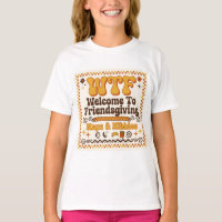 Funny WTF Welcome To Friendsgiving Paper Napkins
