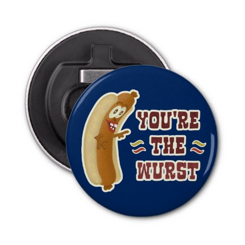 Funny Wurst Bratwurst Oktoberfest Humor Bottle Opener