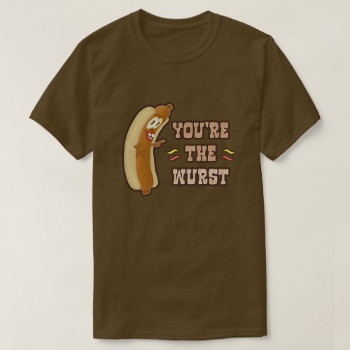 Funny Wurst Bratwurst Oktoberfest Humor v2 T_Shirt