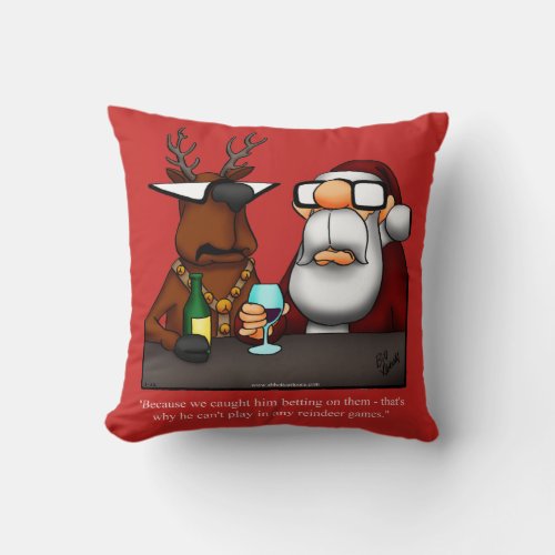 Funny X_mas Humor Christmas Pillow