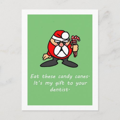 Funny X_mas Postcard Rude Santa