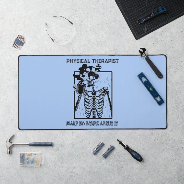 Funny X-ray Customize Medical Physical Therapist Desk Mat (Workstation)