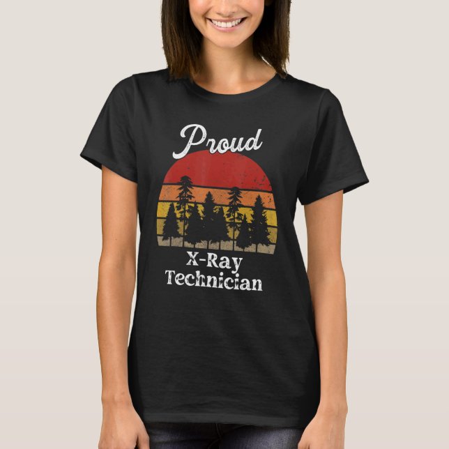 Funny X-Ray Technician Shirts Job Title Profession (Front)