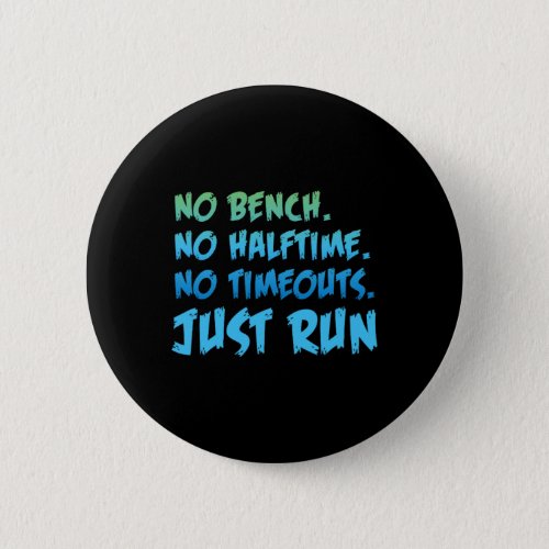 Funny Xc Cross Country Running Gift No Bench No Ha Button