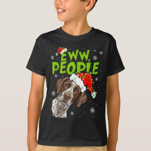 Funny Xmas Ew People Gsp Dogs Lover Pajamas Men Wo T-Shirt