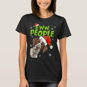 Funny Xmas Ew People Gsp Dogs Lover Pajamas Men Wo T-Shirt