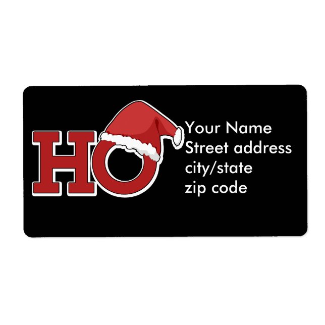 Funny Xmas Label (Front)