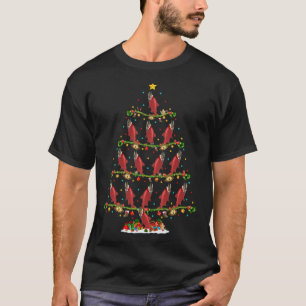 Funny Xmas Lighting Santa Red Salmon Fish Christma T-Shirt