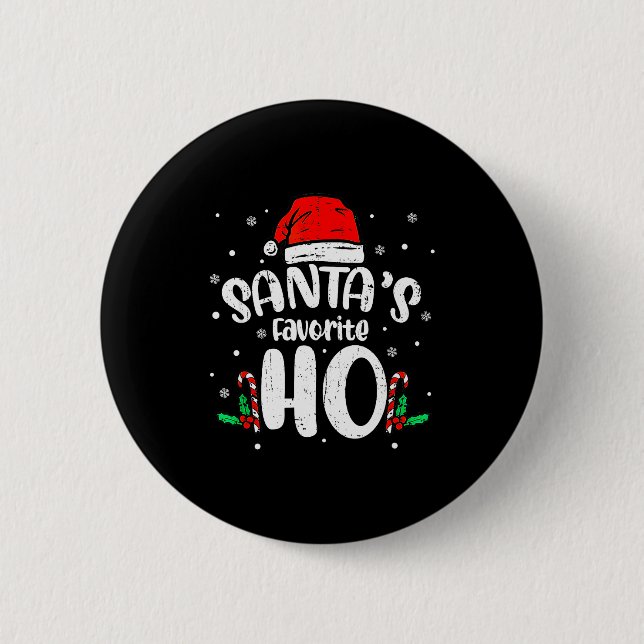 Funny Xmas Naughty Dirty Adult Humor Pj Christmas  Button (Front)