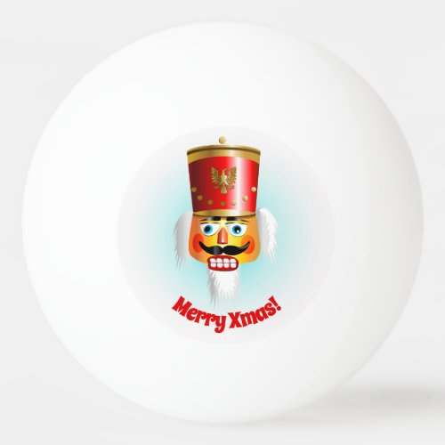 Funny Xmas Nutcracker Ping Pong Ball