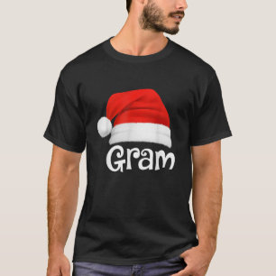 Funny Xmas Pajama Group Matching Gram Christmas Ha T-Shirt